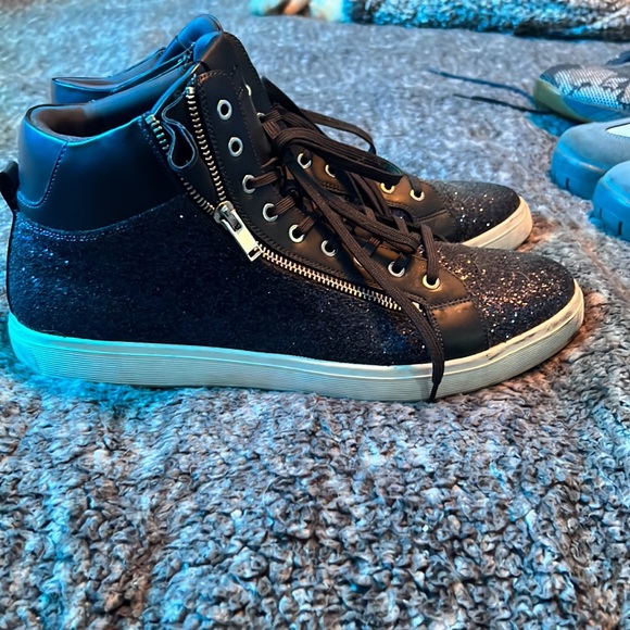 Also Blue Glitter HighTops - Picture 4 of 4